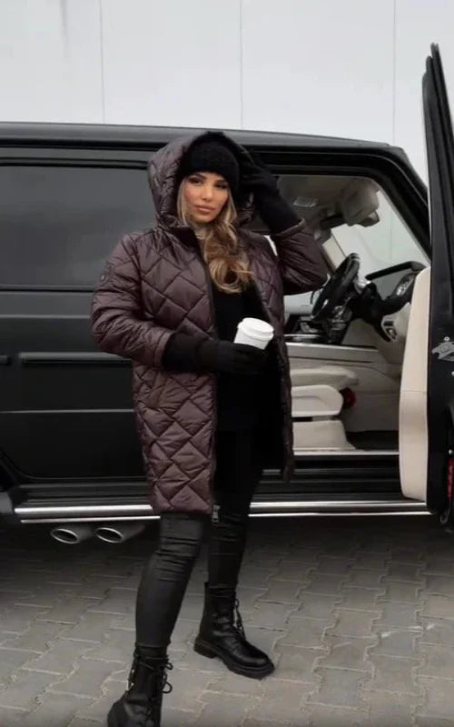 Bogna | Geacă matlasată cu puf și glugă