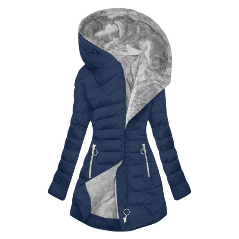 Lucia | Geacă de iarnă călduroasă cu glugă