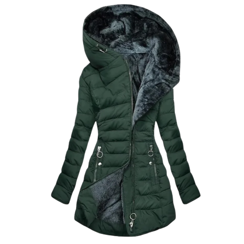 Lucia | Geacă de iarnă călduroasă cu glugă