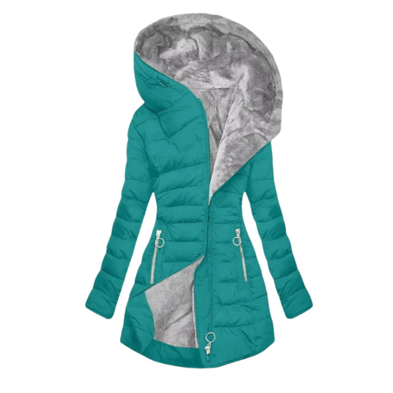 Lucia | Geacă de iarnă călduroasă cu glugă